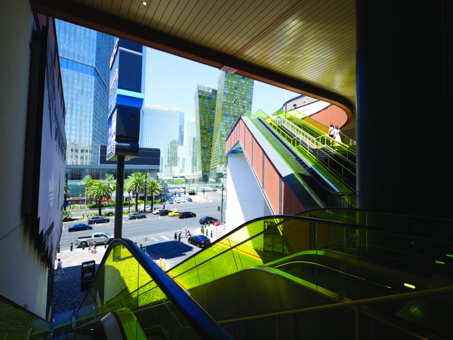 Escaliers à Las Vegas